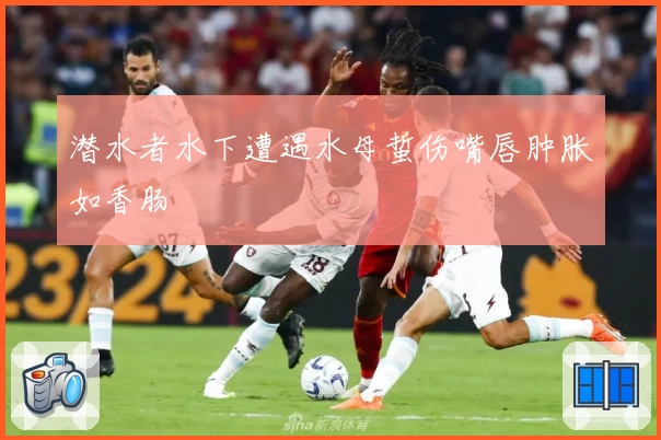 潜水者水下遭遇水母蜇伤嘴唇肿胀如香肠